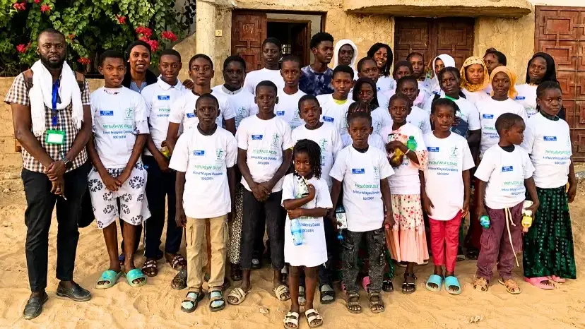 Photo de famille club d'enfants
